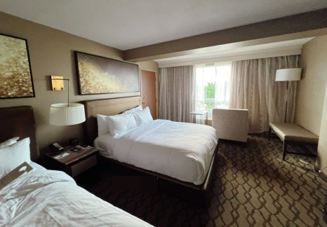 Fallsview guest room at Niagara Falls Marriott Fallsview Hotel