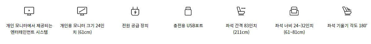 인체공학적 설계로 슬림해진 좌석