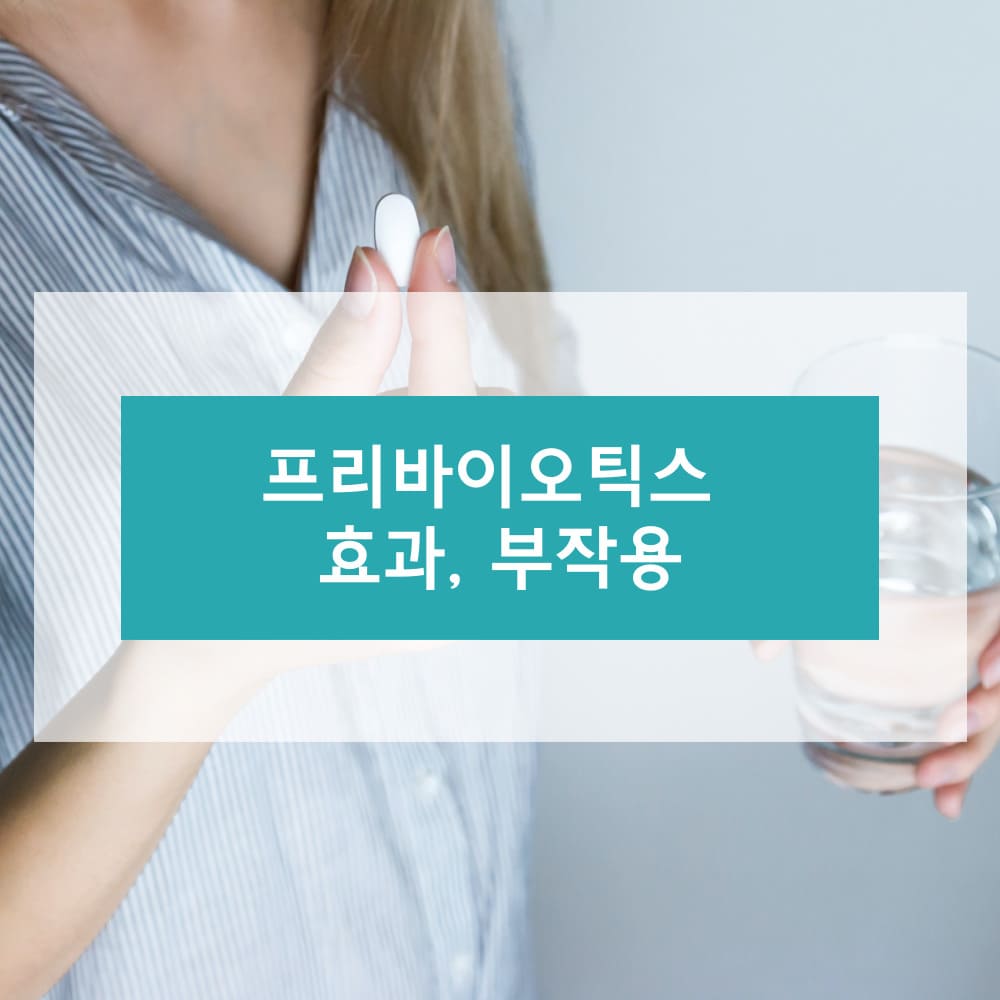 프리바이오틱스 효과 부작용