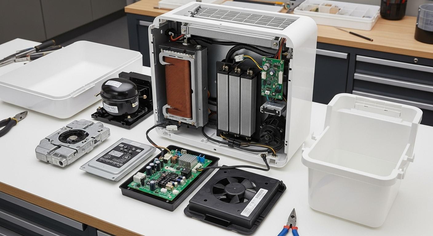 위닉스 제습기 분해