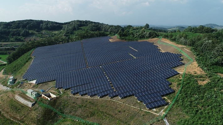 육상태양광 발전 전경
