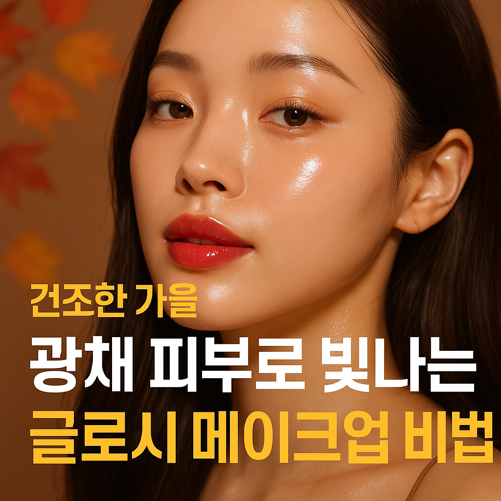 글로시 메이크업