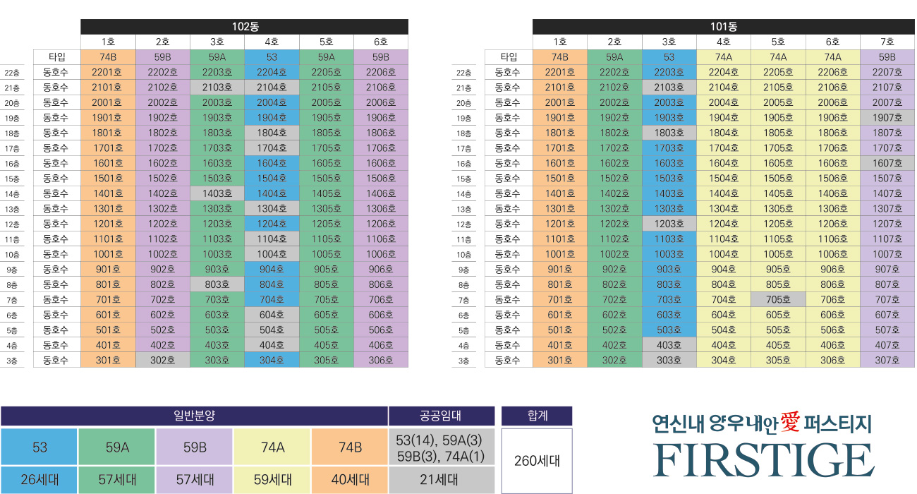 연신내 양우내안애 퍼스티지 동호수배치표