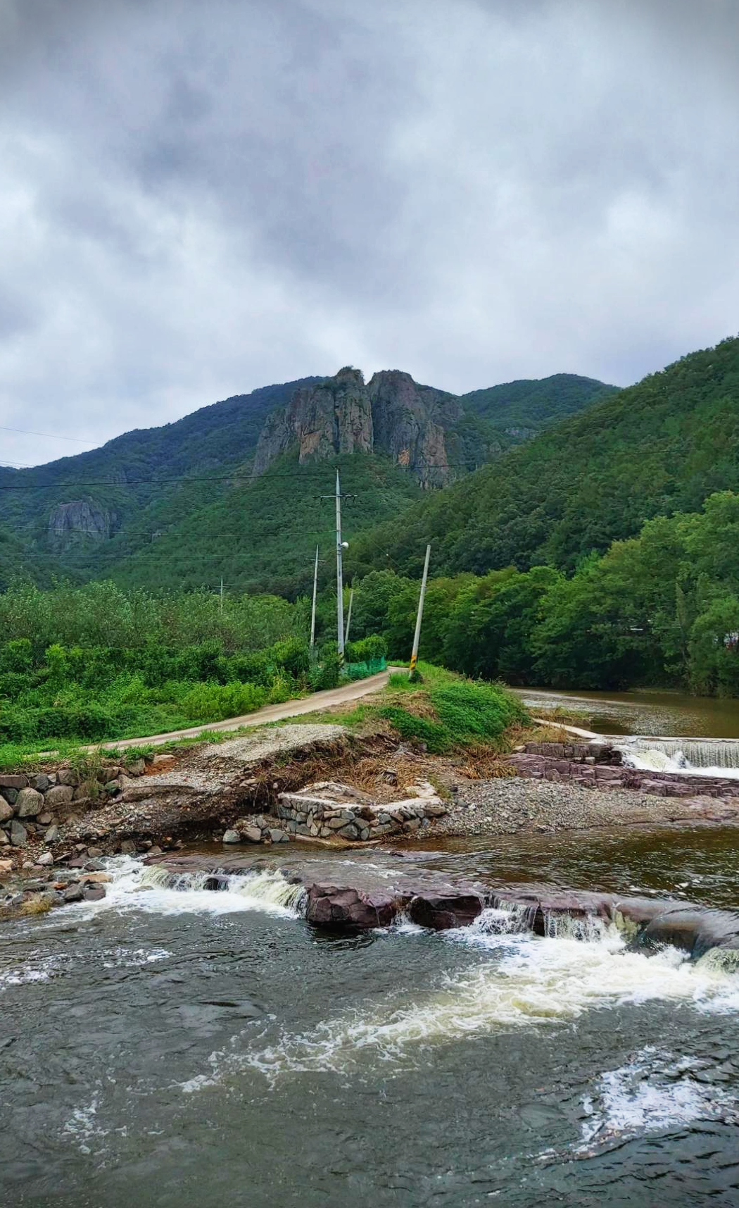 경북 청송군 주왕산 국립공원 기암