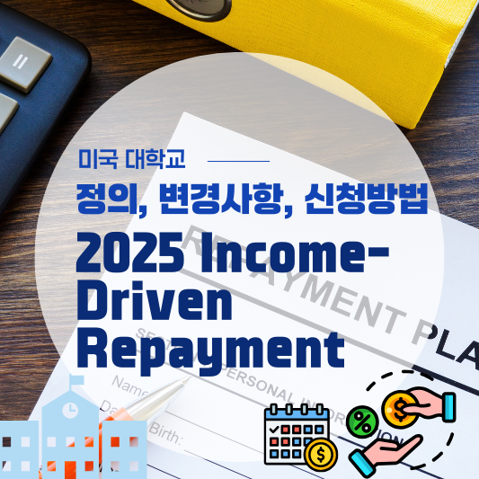 2025 미국 학자금 대출 소득 기반 상환(Income-Driven Repayment, IDR)