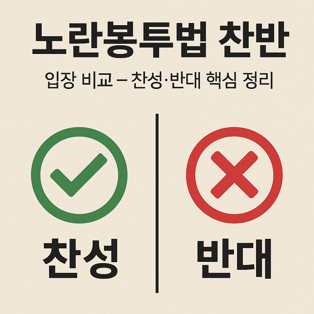 노란봉투법 찬반