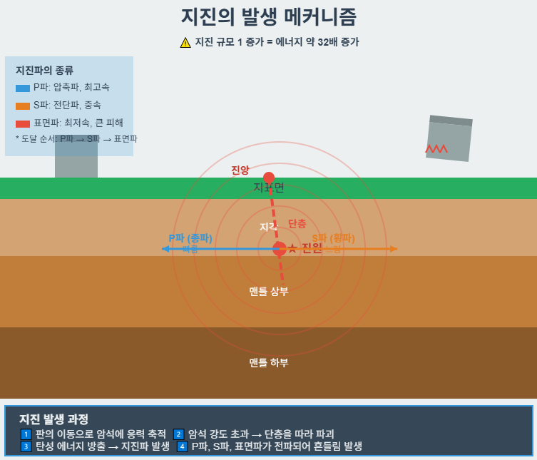지진의 발생 메커니즘