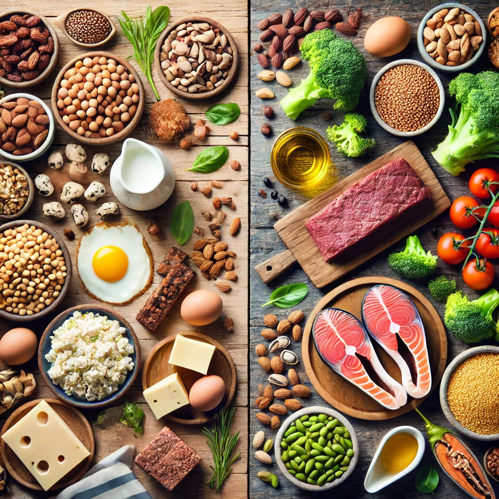 식물성 단백질 vs 동물성 단백질