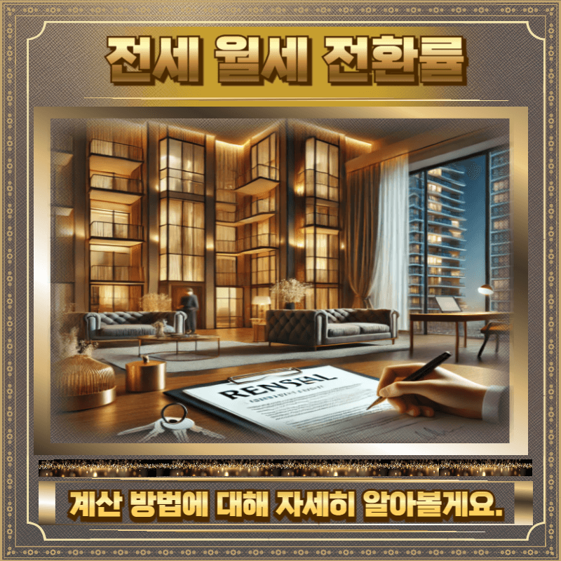 전월세 전환률 계산