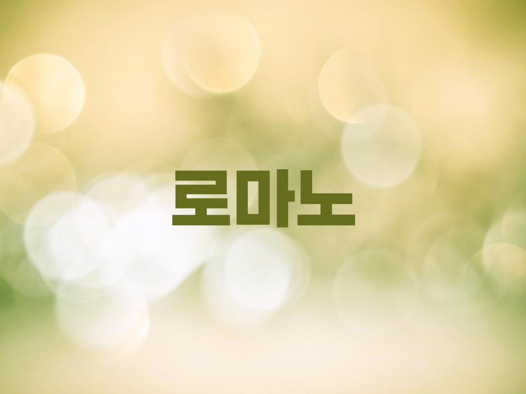 로마노 천주교 남자세례명 8인 목록