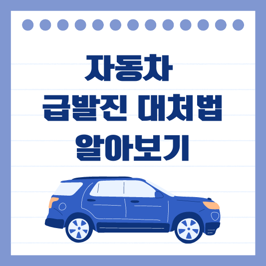 자동차 급발진 대처법
