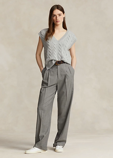 폴로 랄프로렌 케이블 울 캐시미어 브이넥 스웨터 베스트 23 F/W 신상