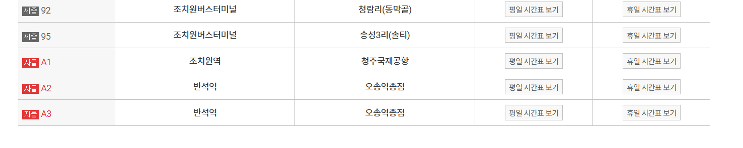 청주 버스정보시스템