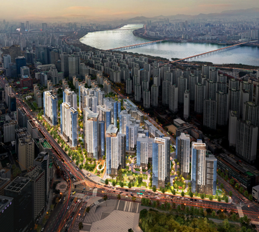 잠실래미안아이파크 조감도