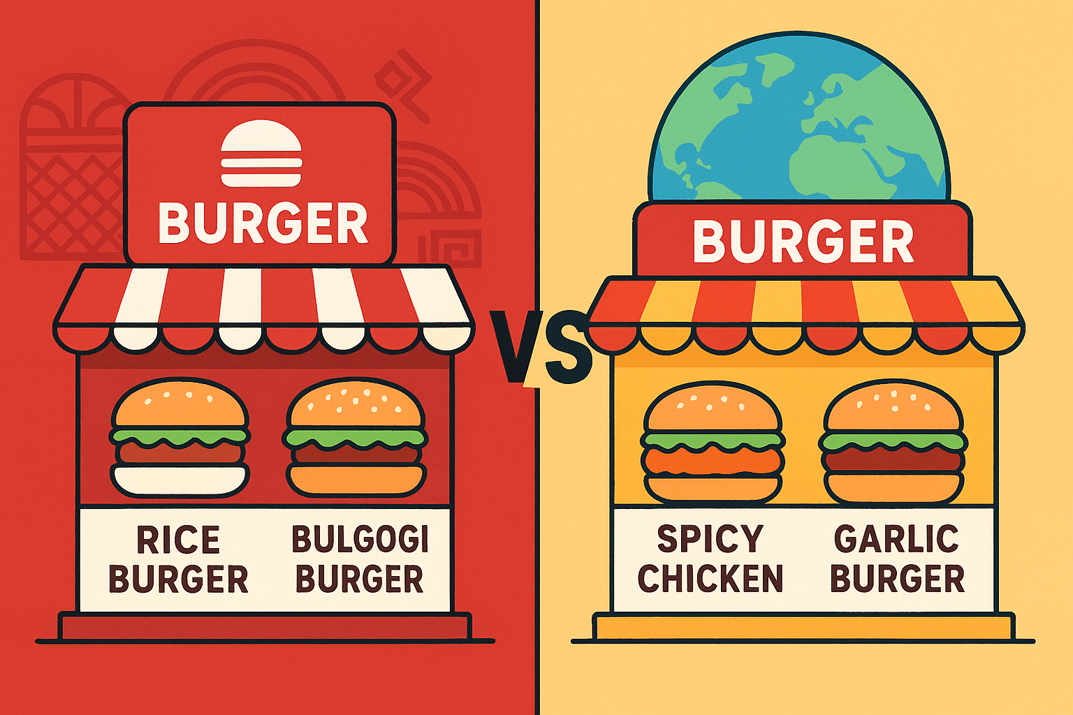 롯데리아 vs 맥도날드3