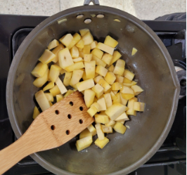 고구마 익히기(볶기)