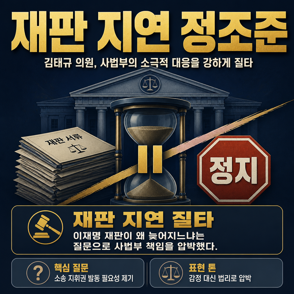 재판 지연 정조준