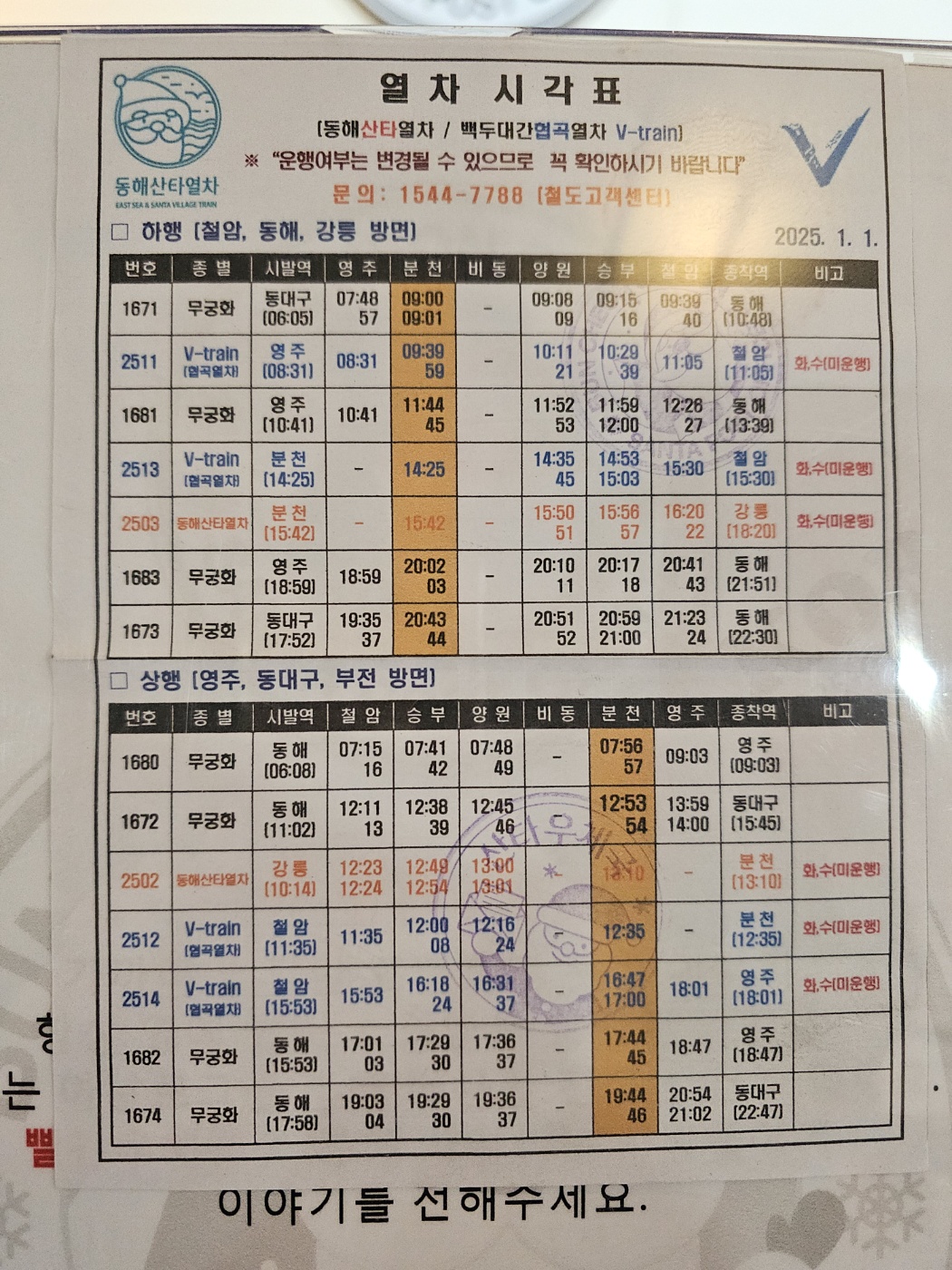 분천산타마을 방문 후기