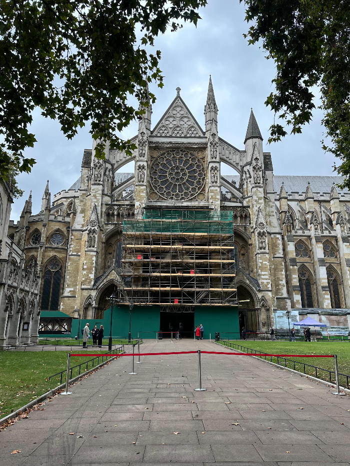 Under repair Westminster abbey