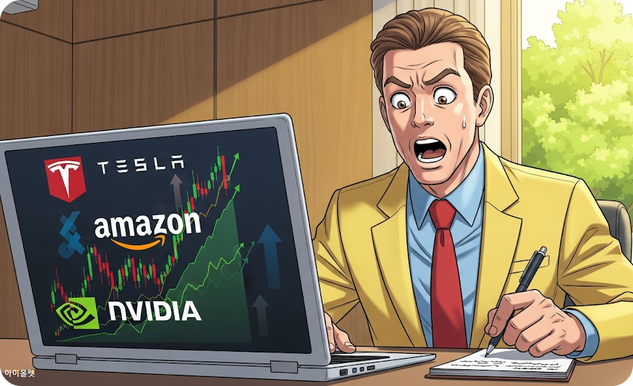 기술주 중심의 급등세