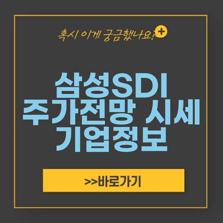 삼성SDI 주가전망