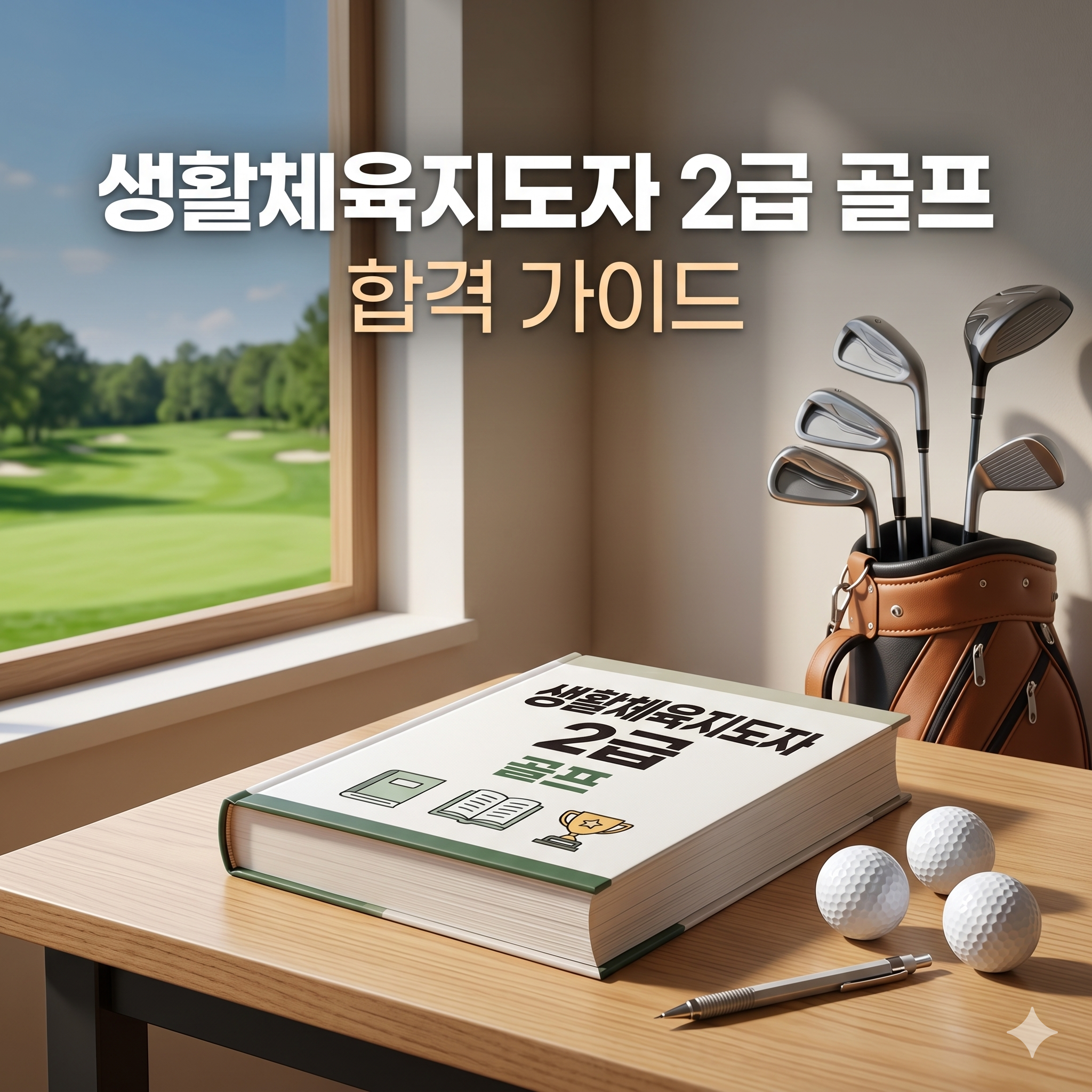 생활체육지도자 2급 골프 자격증 합격을 위한 전형 안내와 준비 방법