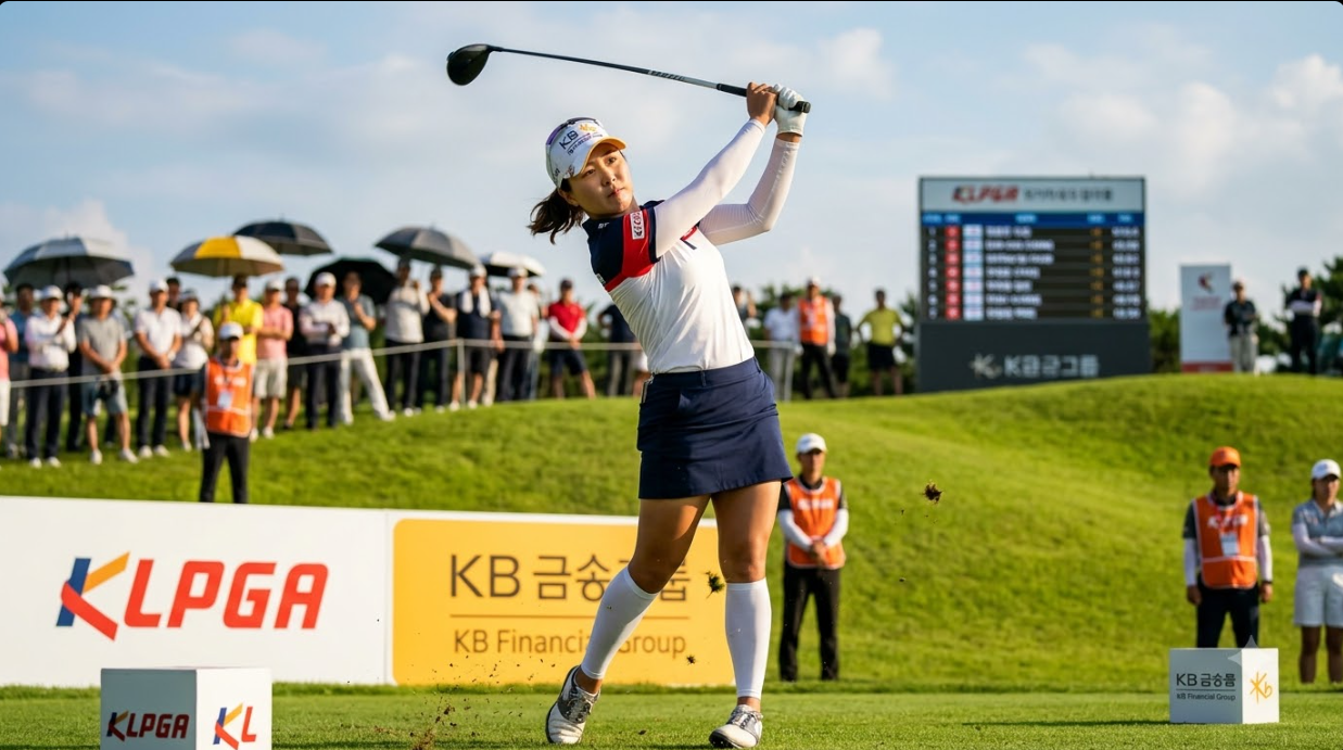 KLPGA 장은수 프로 경기 수행 및 스윙 모습