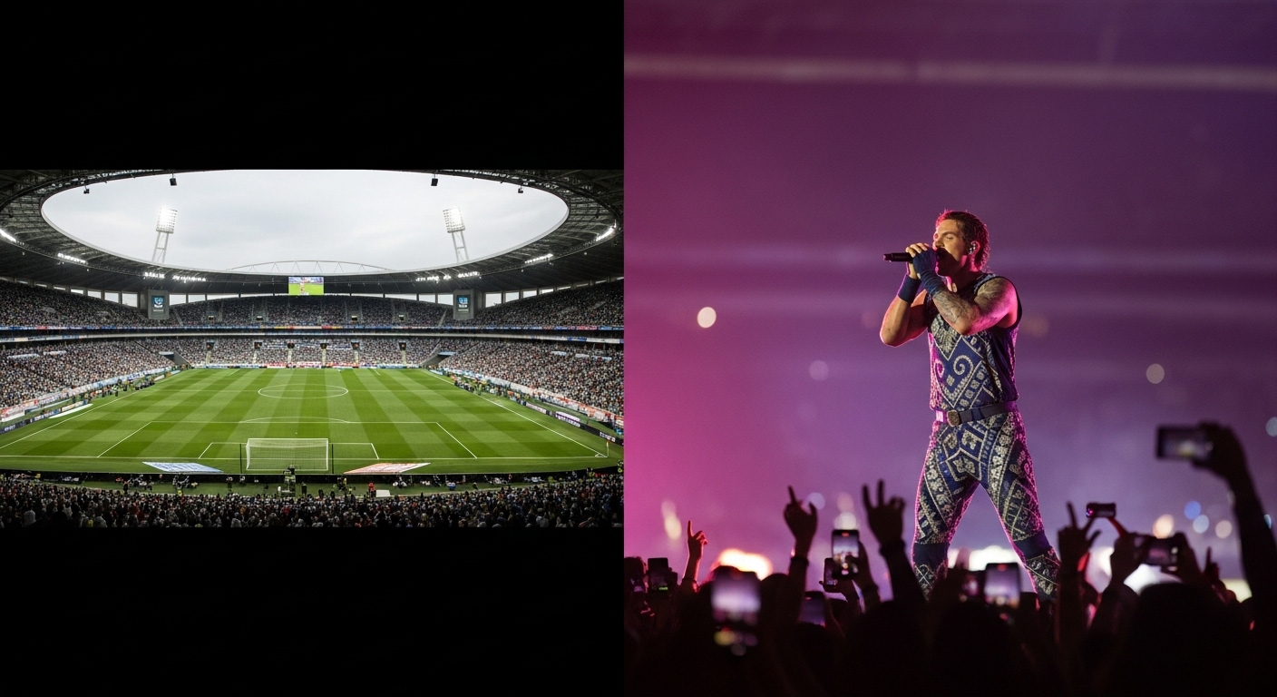 MAMA 공식 방송 화면과 팬 직캠 화면을 비교하며, 방송이 놓친 타잔의 퍼포먼스 순간을 보여주는 이미지.