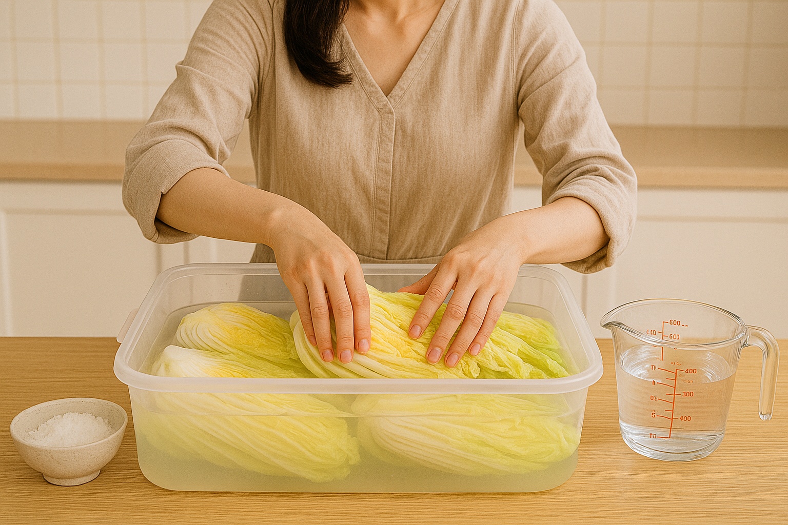 덤벙김치 재료와 기본 준비