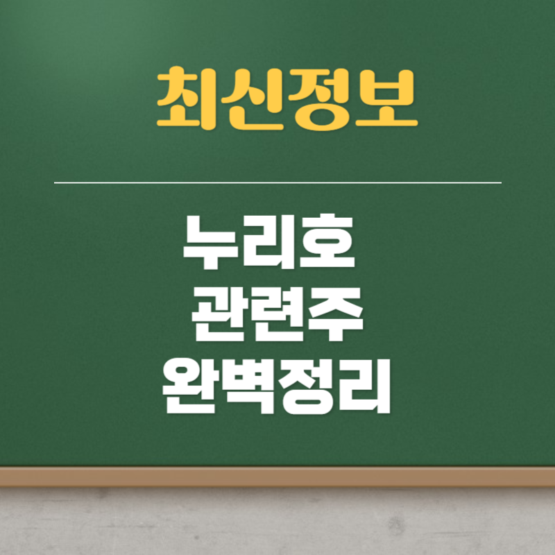 누리호 관련주