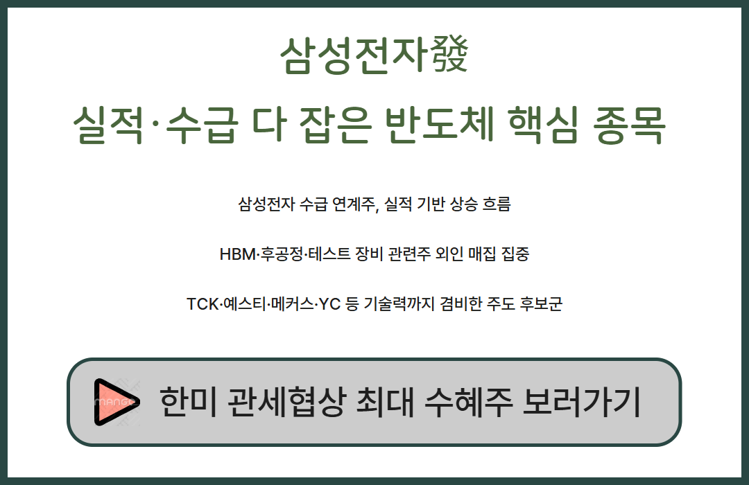 삼성전자發 수급 순환! 관련 종목 총정리 및 분석 관련사진