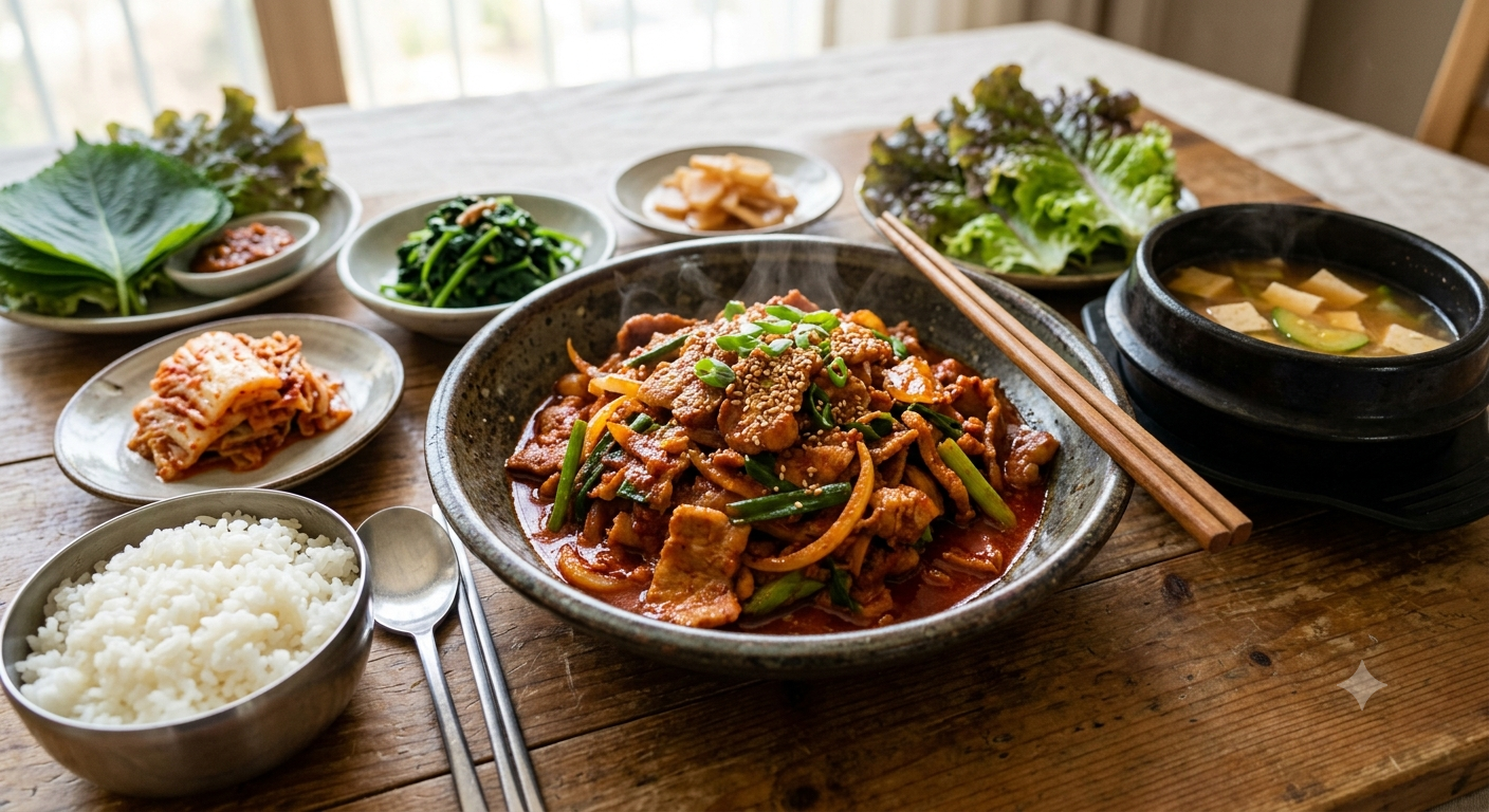 [한식] 처음으로 제대로 된 고기 요리에 도전해봤습니다. 제육볶음