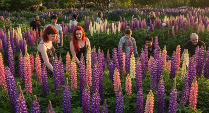 루피너스 꽃향기축제