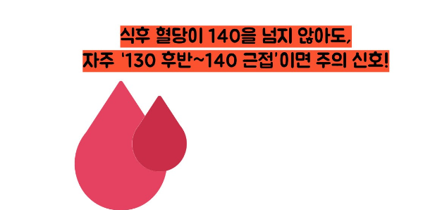 식후 혈당 정상수치