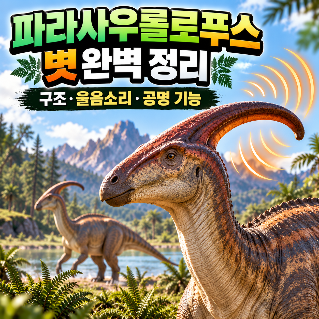 파라사우롤로푸스 볏