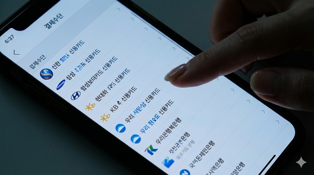 쿠팡 결제수단 카드 삭제