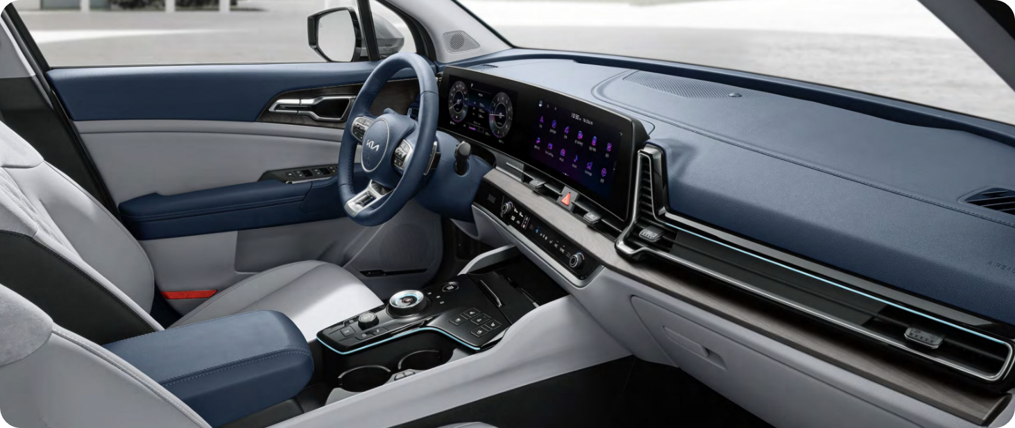 스포티지 하이브리드 실내