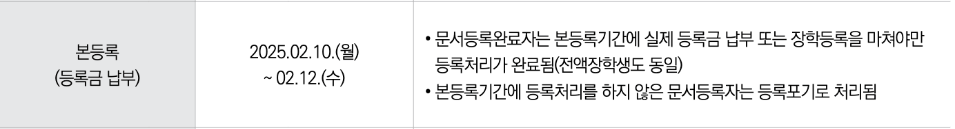 2025 아주대 등록금 납부기간