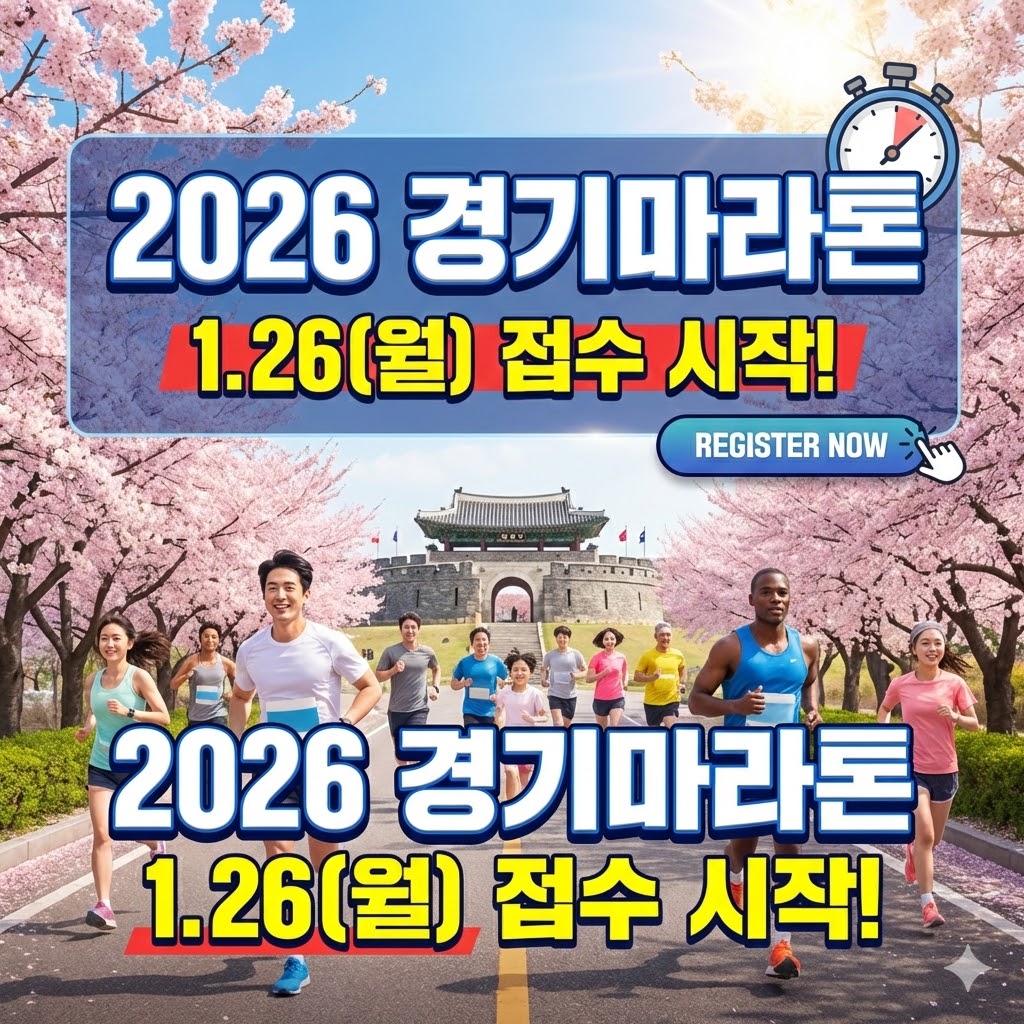 2026년 제24회 경기마라톤 대회 안내 이미지