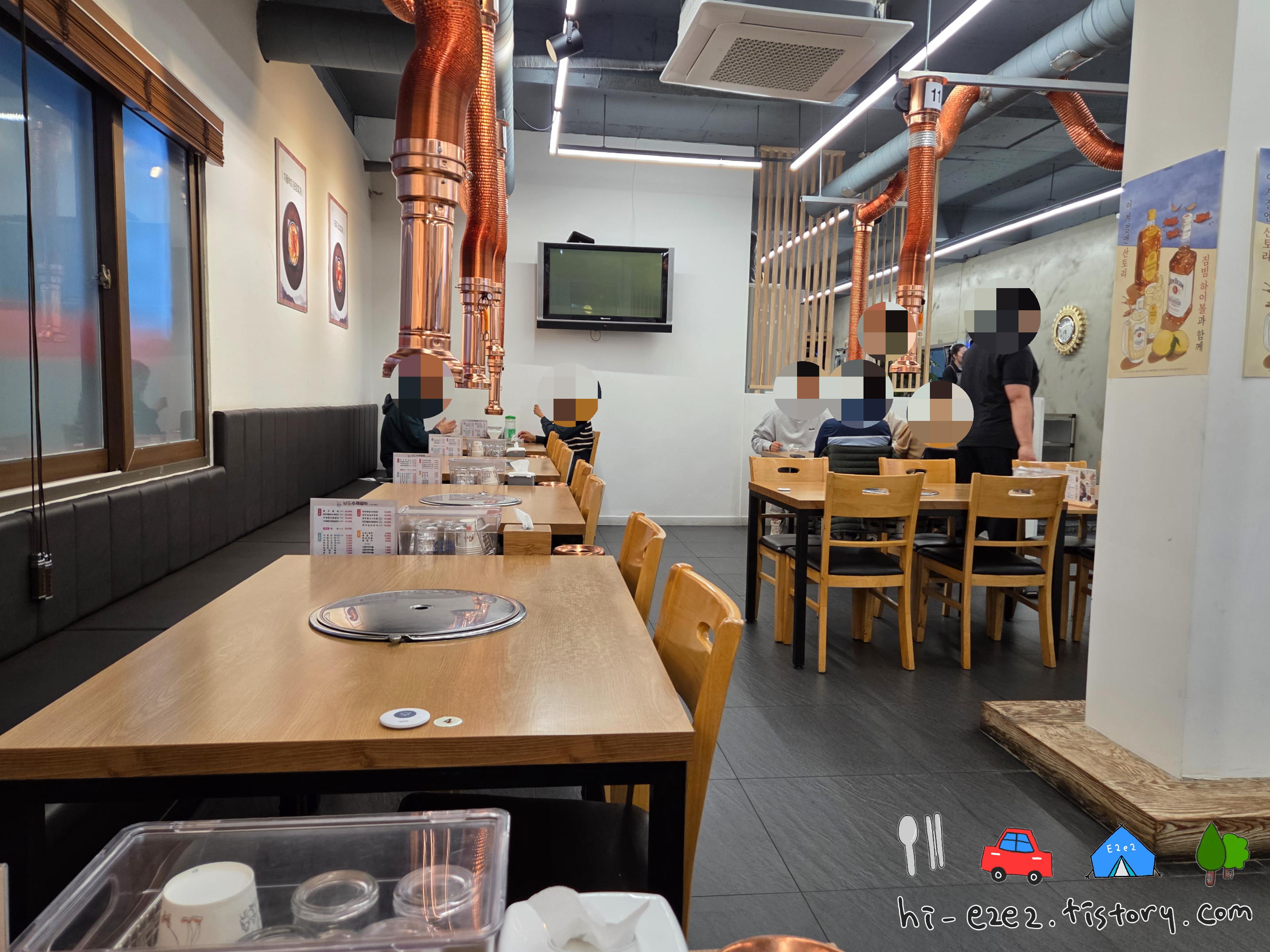 거제 관광 추천 남도수제갈비 실내 인테리어