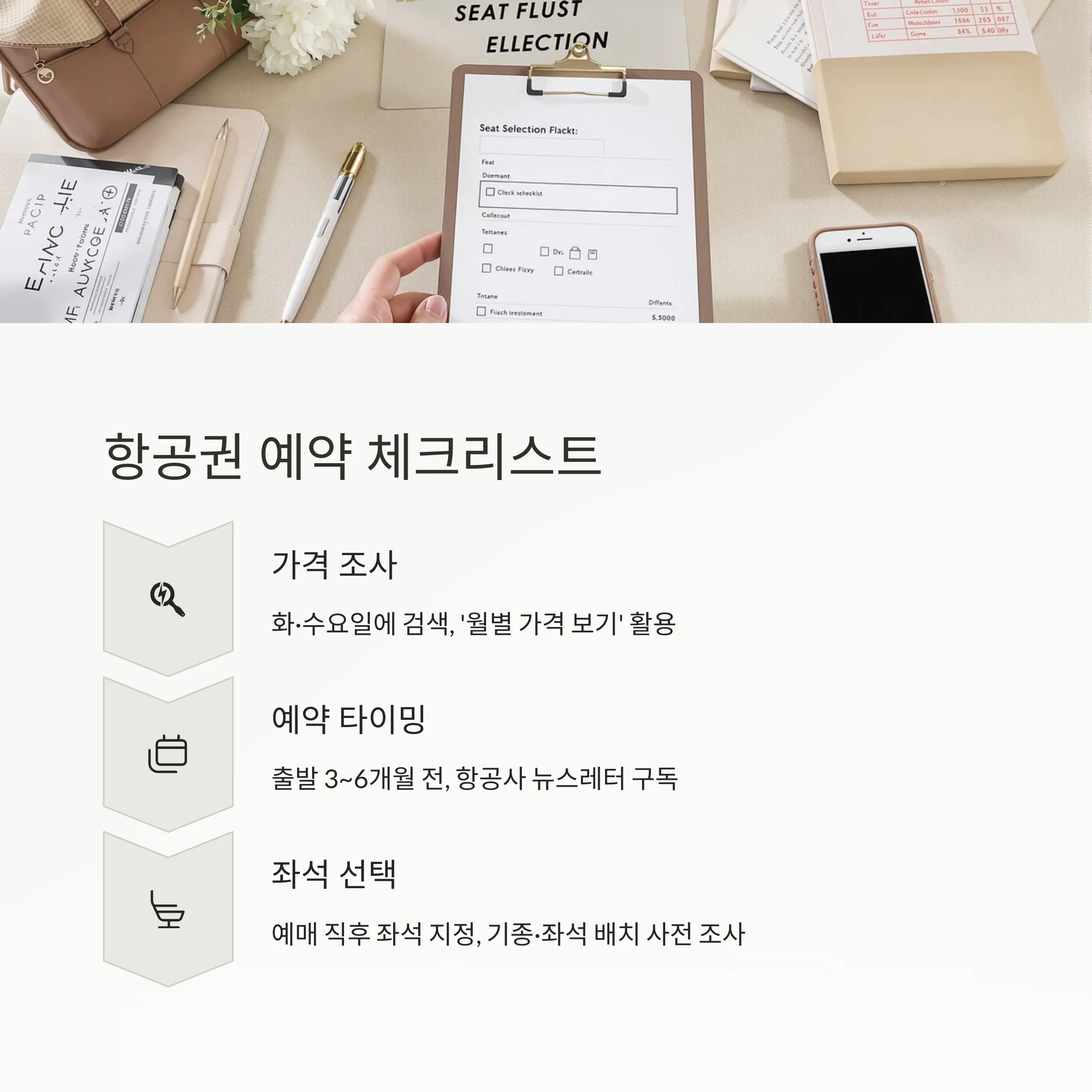 항공권 예약 전략, 특가 시기부터 명당 좌석