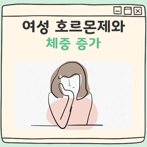 여성 호르몬제 체중 증가 대표 이미지