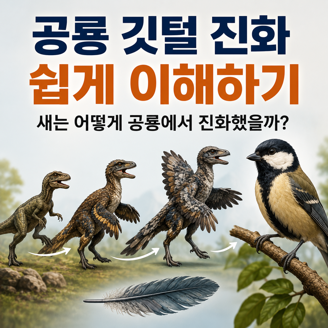 공룡 깃털 진화