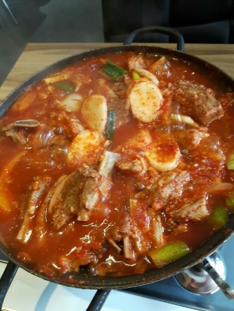 매운 돼지갈비찜