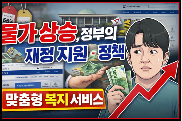 물가 상승, 경제 불황, 정부 재정 지원 정책, 맞춤형 복지 서비스, 생활 법률 정보