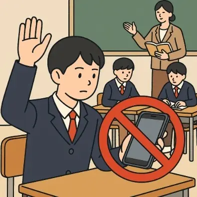 수업중 스마트폰 금지