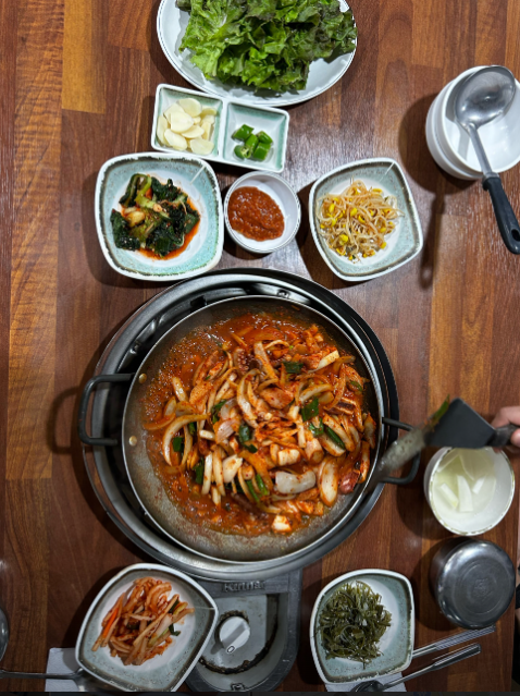 할매오삼구이청국장 대표 메뉴