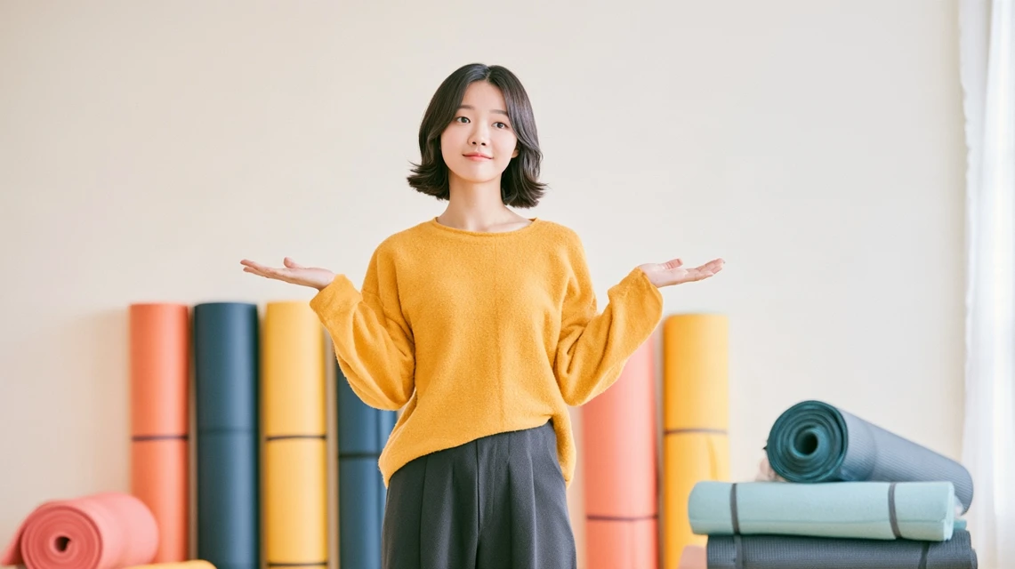 요가와 필라테스를 꾸준히 이어가는 사람