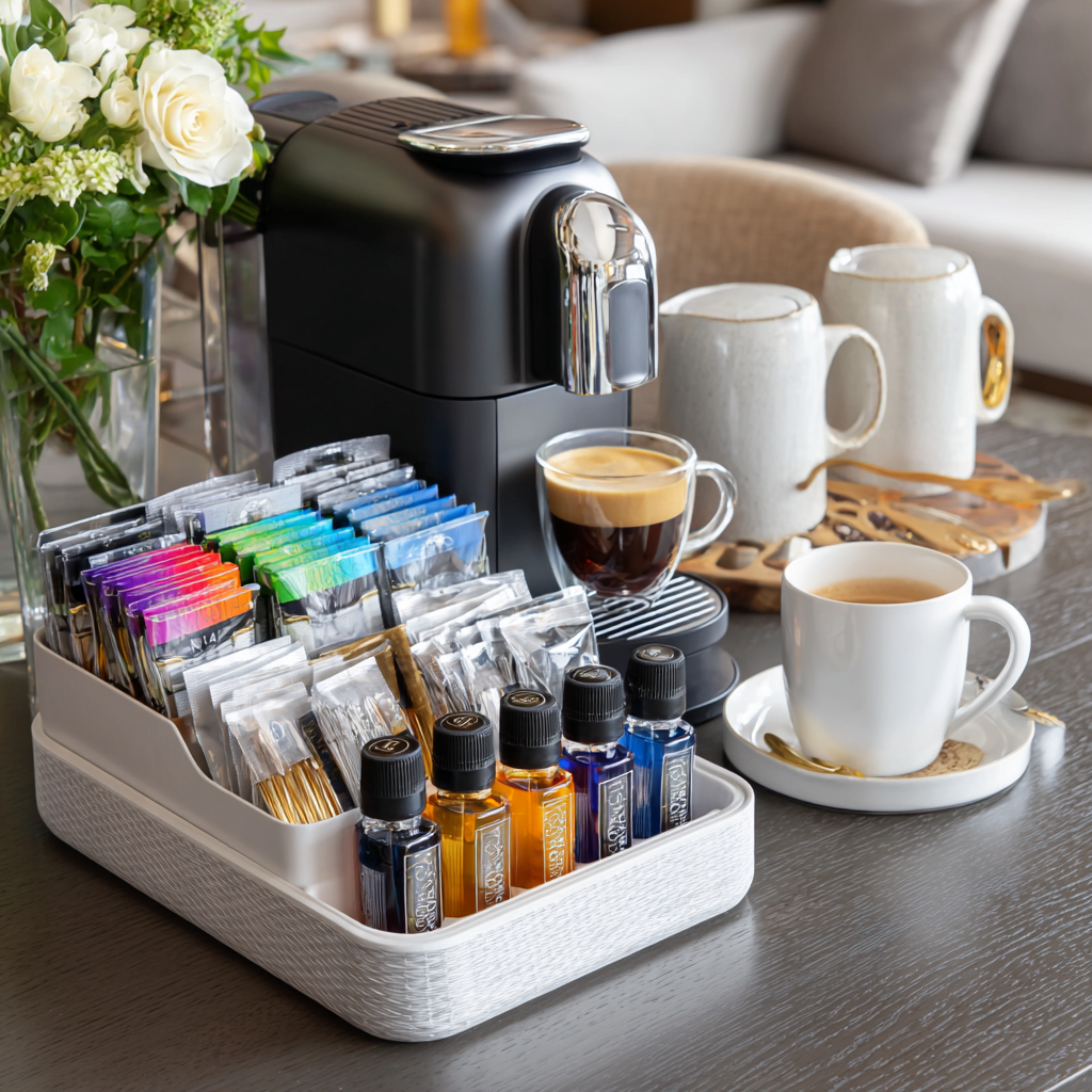 홈카페 소품 박스 청소