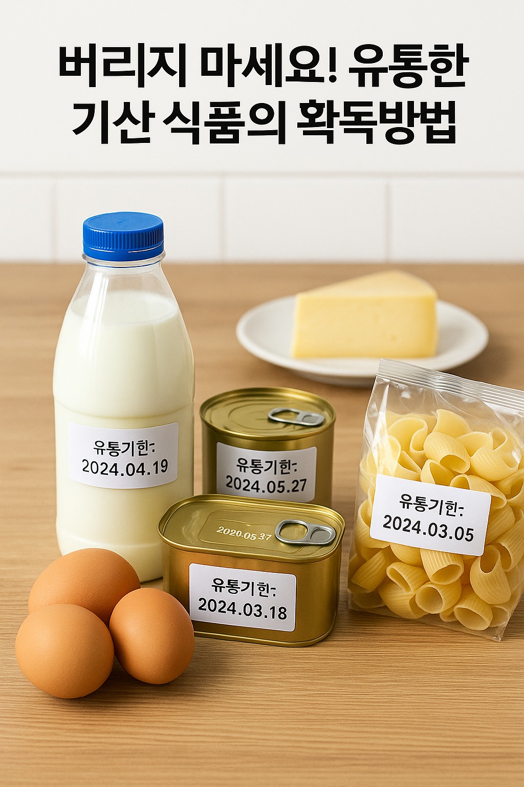 유통기한이 지난 식품들